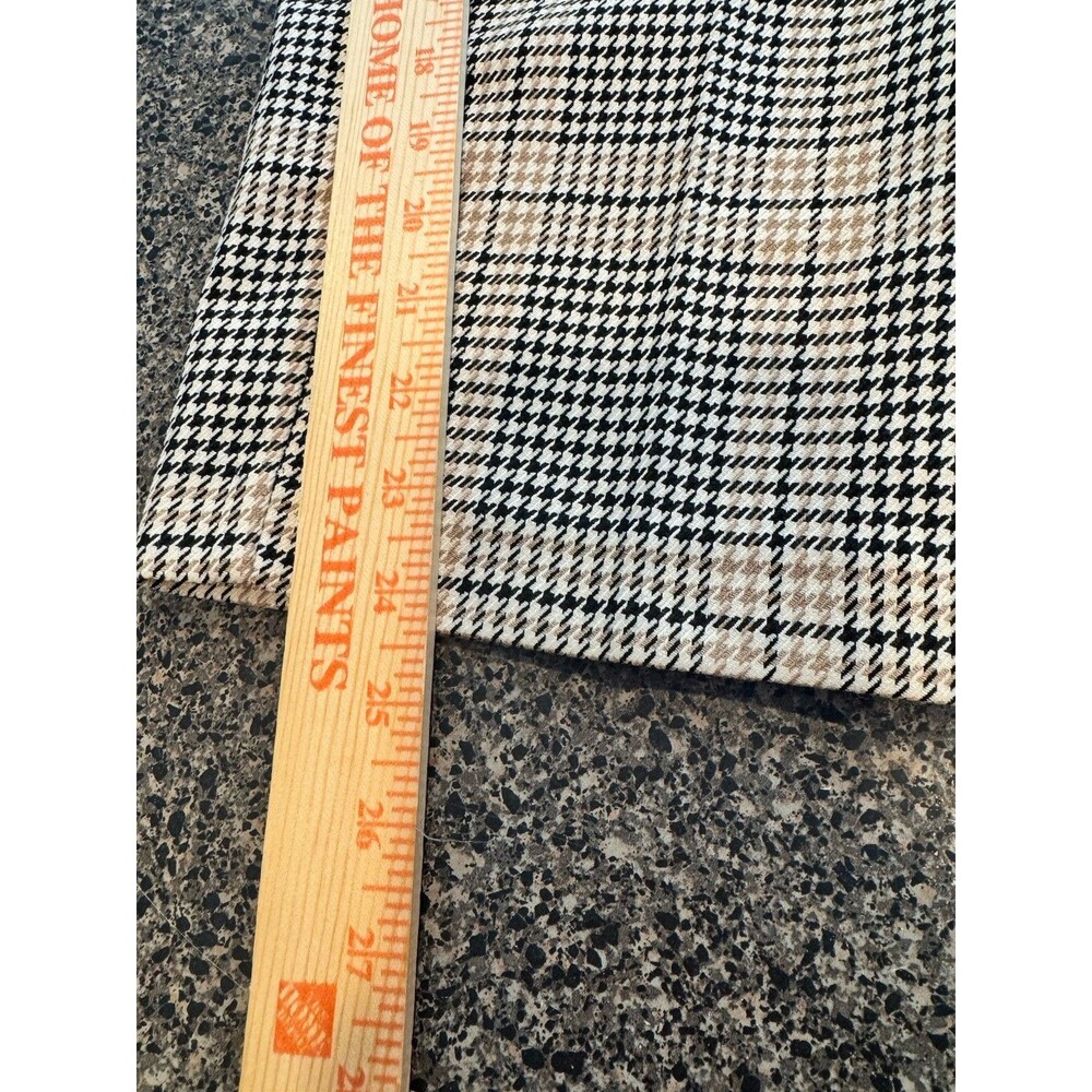 H&M Pants Plaid Cropped Trousers XL Women’s XL Office Siren Dark Academia Preppy - Picture 9 of 12